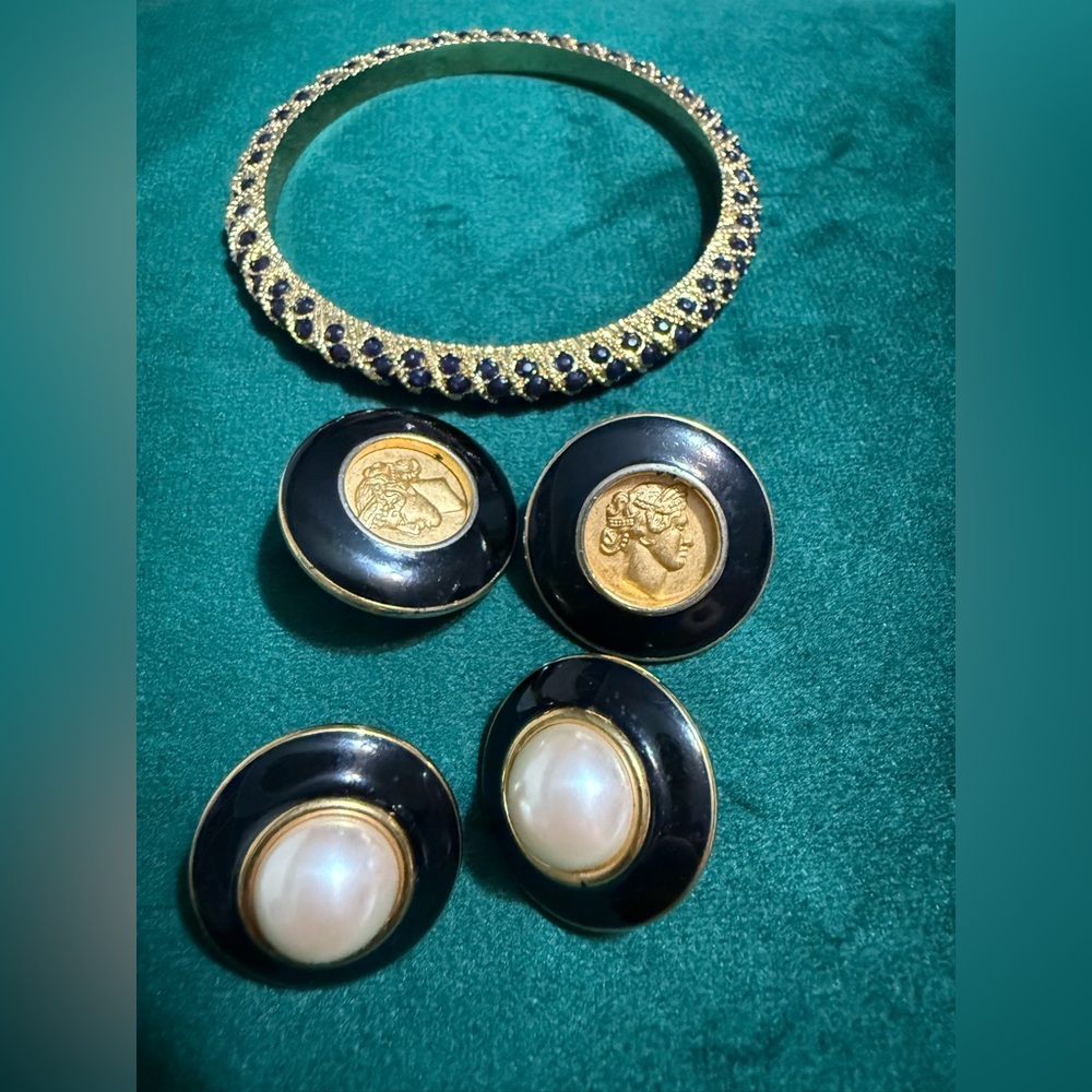 Earrings and bracelets